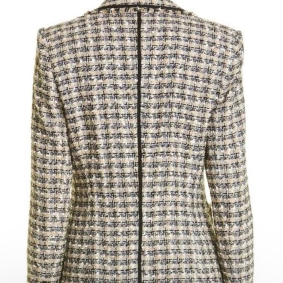 Veronica Beard Theron Houndstooth Blazer Jacket - Picture 3 of 14